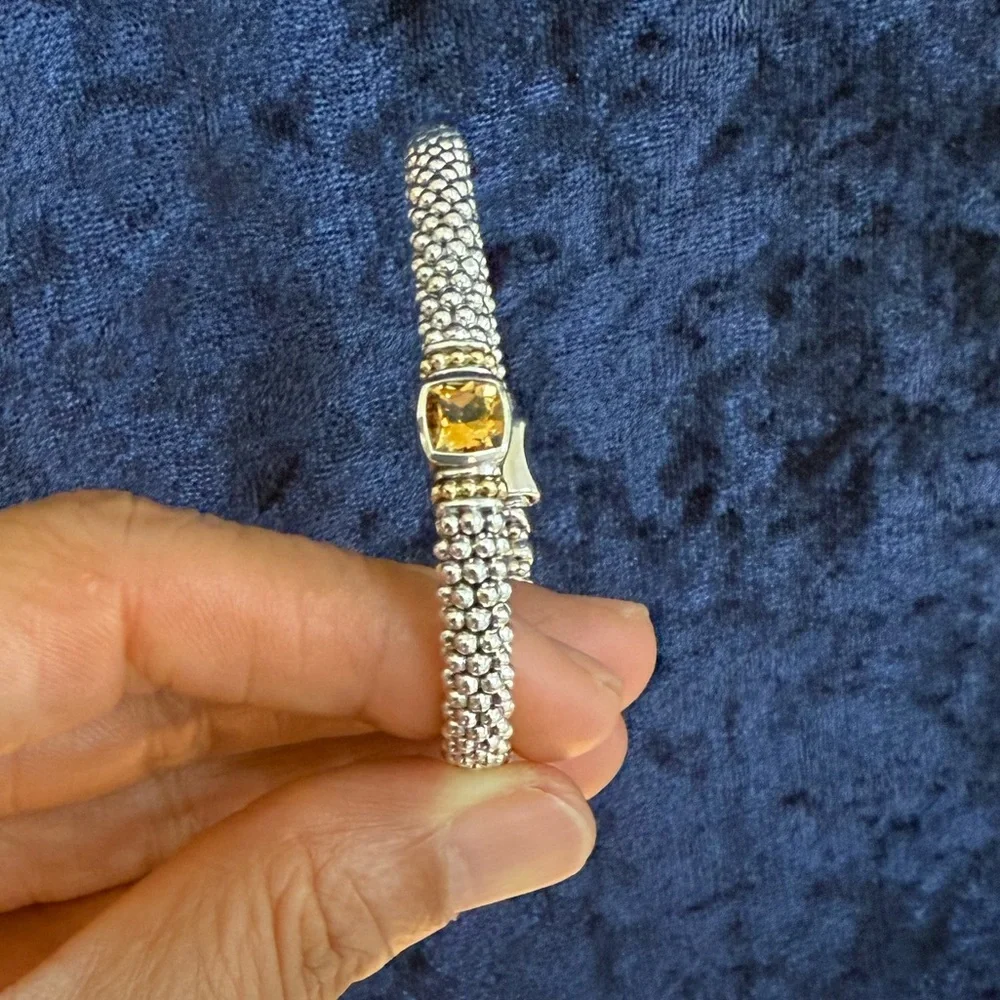 Rittenhouse  Citrine Caviar Bracelet | 6mm from Lagos Sz 7 - Picture 7 of 10